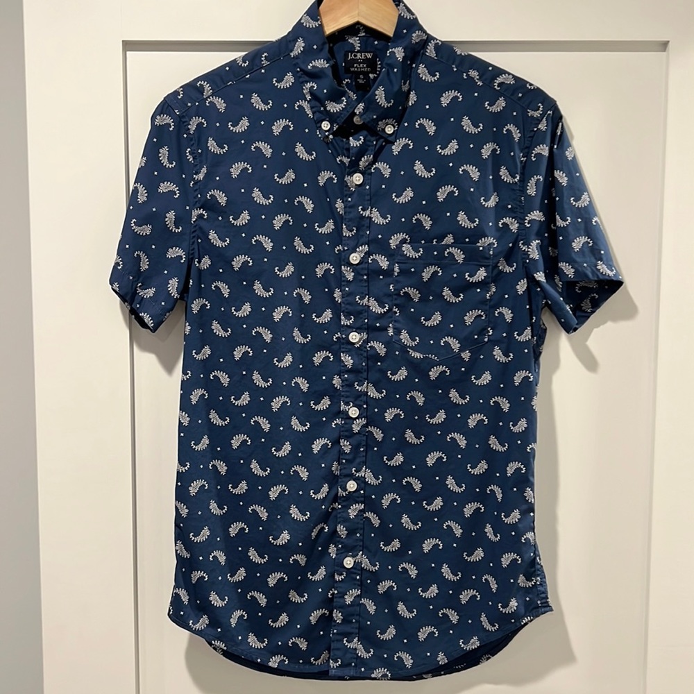 JCrew Print Patterned Button Down